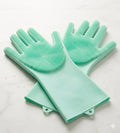 Guantes de silicona con esponja
